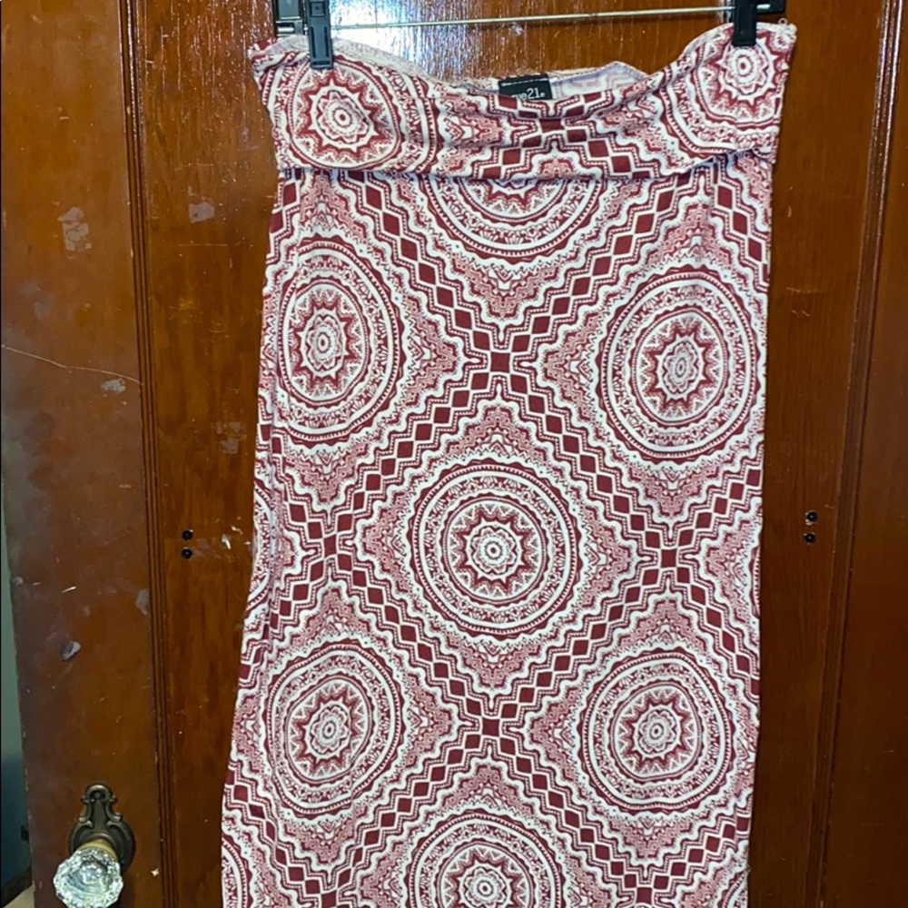 rue21 boho print Maxi skirt (Jr)